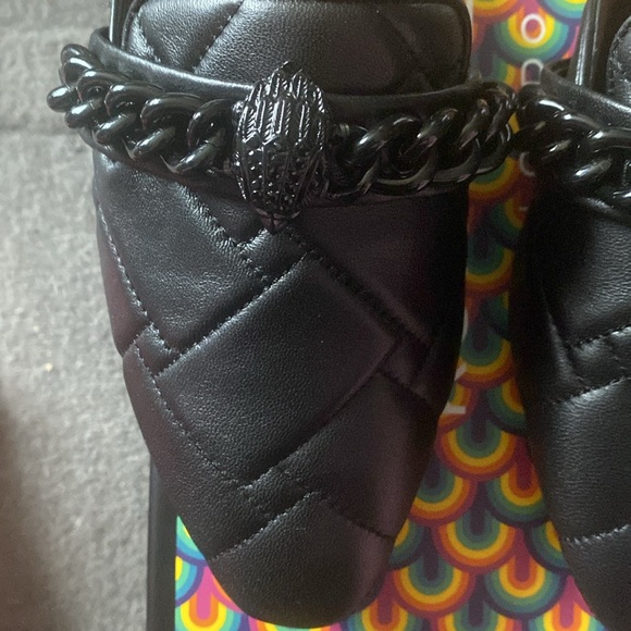 NIB Kurt Geiger London Soho Mule Drench Quilted Leather Flats 37 - Picture 3 of 7